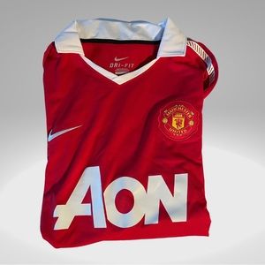 Classic Manchester United Jersey - Authentic Nike Dri-Fit